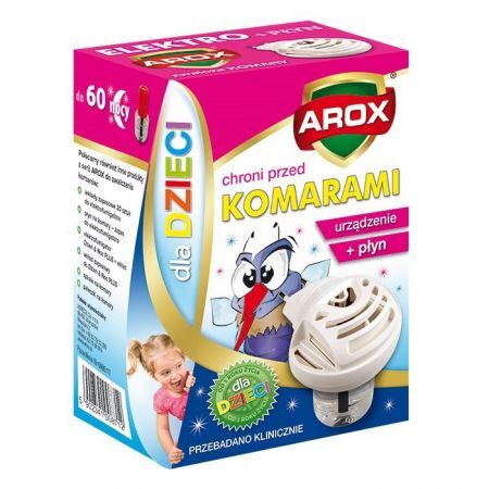 AROX Elektrofumigator na komary dla dzieci + płyn 45 ml