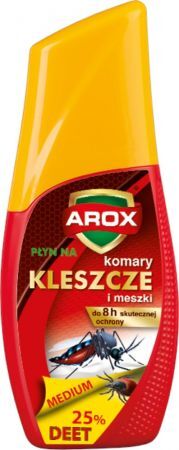 AROX Płyn Deet Medium na komary, kleszcze i meszki 50 ml