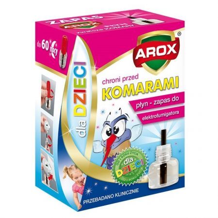 AROX Płyn zapasowy do elektrofumigatora dla dzieci 45 ml