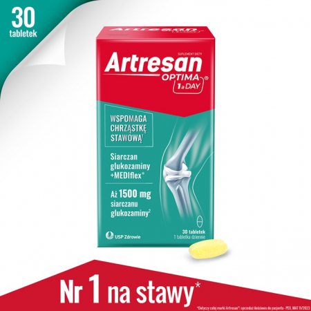Artresan Optima 1 a Day tabletki na stawy, 30 szt.