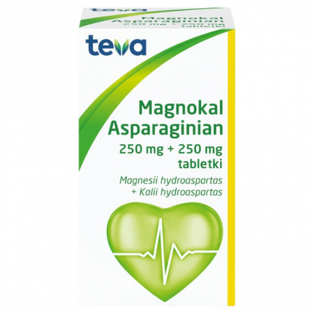 Asparaginian MagnoKal 250mg + 250 mg 50 tabl.