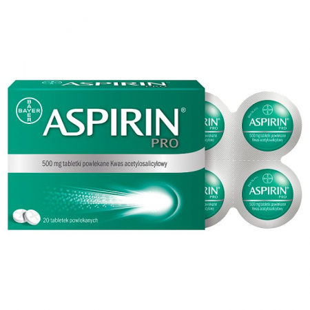 Aspirin BAYER PRO 500 mg 20 tabl.