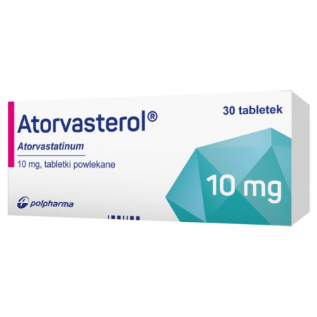 Atorvasterol 10 mg 30 tabletek powlekanych