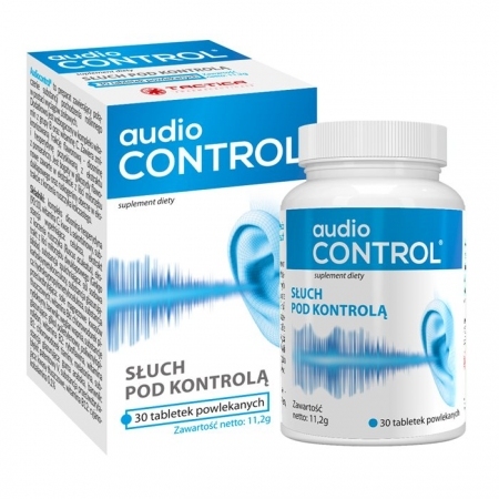 Audiocontrol Słuch pod kontrolą tabletki powlekane, 30 szt.