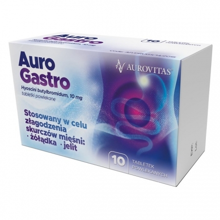 AuroGastro 10 mg tabletki powlekane, 10 szt.