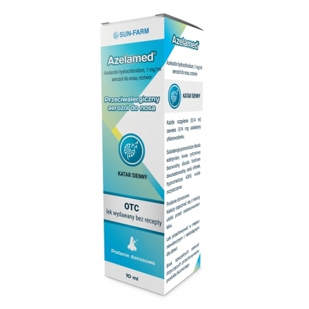 Azelamed aerozol do nosa 1 mg/ml 10 ml