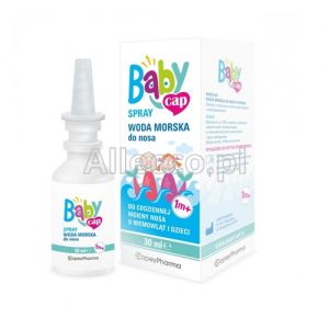 Babycap woda morska do nosa spray 30 ml / Higiena nosa u dzieci