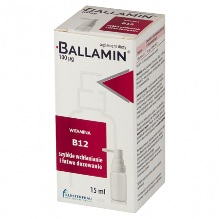 Ballamin aerozol doustny 15 ml