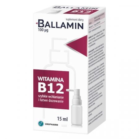 Ballamin aerozol doustny 15 ml / Witamina B12