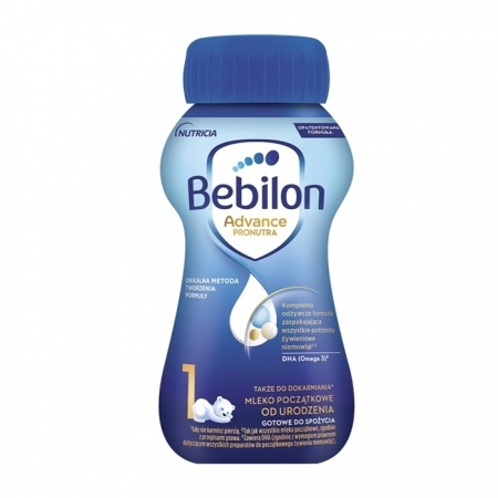 Bebilon 1 z Pronutra-ADVANCE Mleko w płynie 200 ml (od urodzenia)