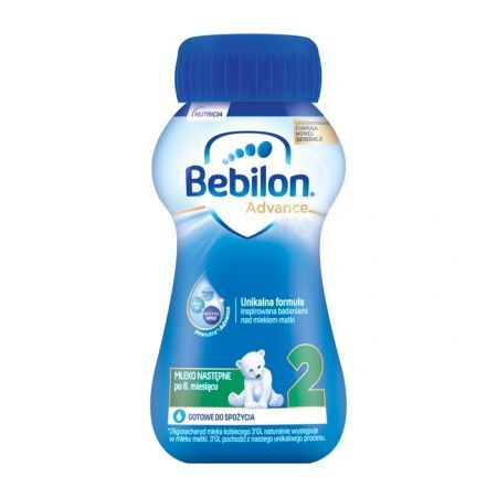 Bebilon 2 Advance Pronutra Mleko następne w płynie (po 6. miesiącu) 200 ml