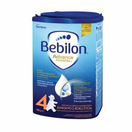 Bebilon 4 Advance Pronutra Junior Odżywcza formuła na bazie mleka po 2. roku życia 800 g