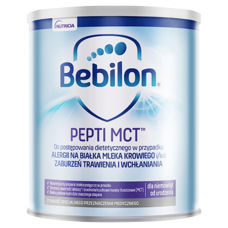 Bebilon Pepti MCT preparat mlekozastępczy od urodzenia w proszku, 450 g