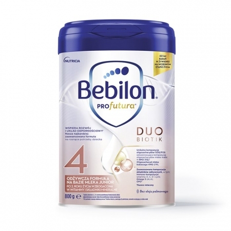 Bebilon Profutura Duo Biotik 4 formuła na bazie mleka po 2. roku, 800 g
