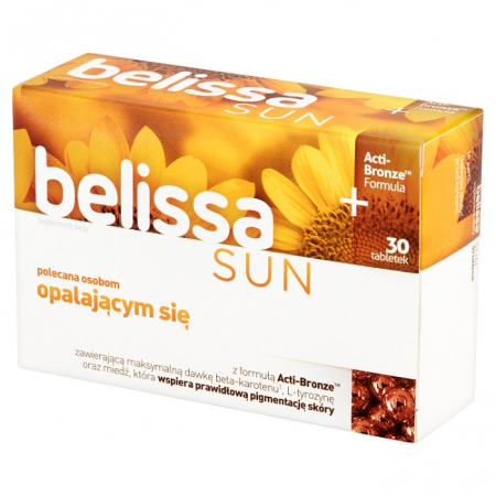 Belissa Sun 30 tabletek / Bezpieczne opalanie
