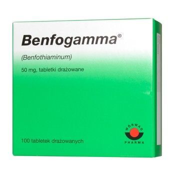 Benfogamma 50 mg 100 tabletek drażowanych