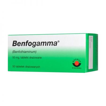Benfogamma 50 mg 50 tabletek drażowanych