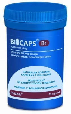 BICAPS B1 60 kapsułek - tiamina
