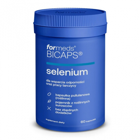 Bicaps Selenium L-Selenometionina 300 mcg kapsułki ForMeds, 60 szt.