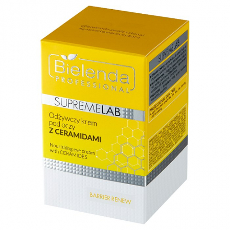 Bielenda Professional Supremelab odżywczy krem pod oczy z ceramidami, 15 ml