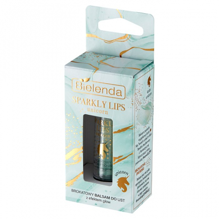 BIELENDA Sparkly Lips Brokatowy balsam do ust z efektem glow UNICORN