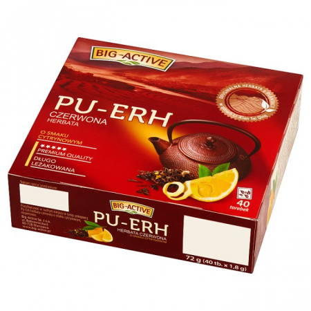 BIG-ACTIVE PU-ERH Herbata czerwona FIX 40 sasz.