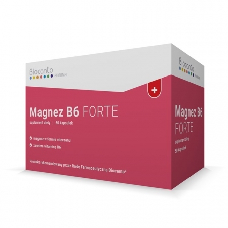 BIOCANTO Magnez B6 FORTE 50 kapsułek