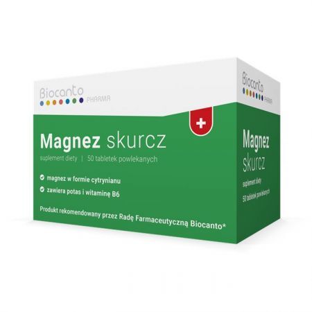 Biocanto Magnez Skurcz 50 tabletek powlekanych