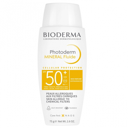Bioderma Photoderm Mineral Fluide SPF50+ fluid z filtrem do twarzy, 75 g