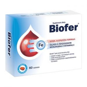 Biofer 60 tabletek / Żelazo