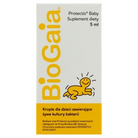 BioGaia ProTectis Baby, krople probiotyczne 5 ml