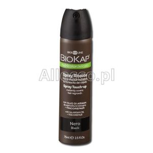 BIOKAP NUTRICOLOR DELICATO Spray na odrosty Touch-up (Nero-Black) 75 ml / Koloryzacja włosów