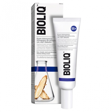 BIOLIQ 55+ Krem intensywnie liftingujący do skóry oczu, szyi i dekoltu 30 ml