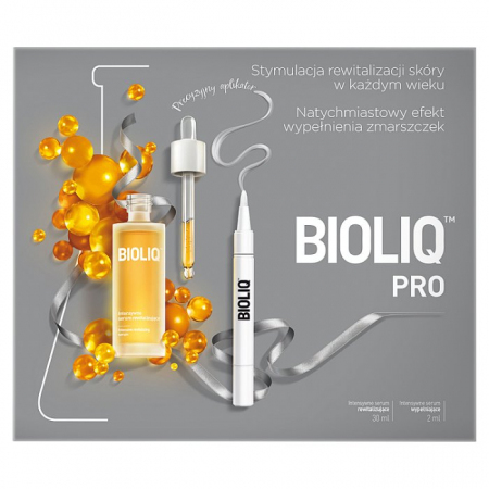 BIOLIQ PRO  zestaw intensywne serum rewitalizujące 30ml + intensywne serum wypełniające 2ml