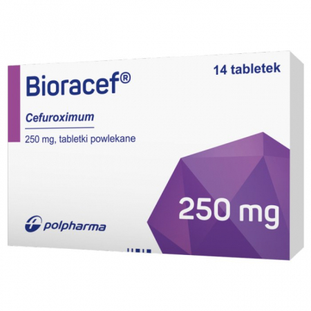 Bioracef 250 mg 14 tabletek powlekanych (blistry)