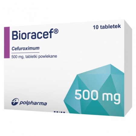 Bioracef 500 mg 10 tabletek powlekanych