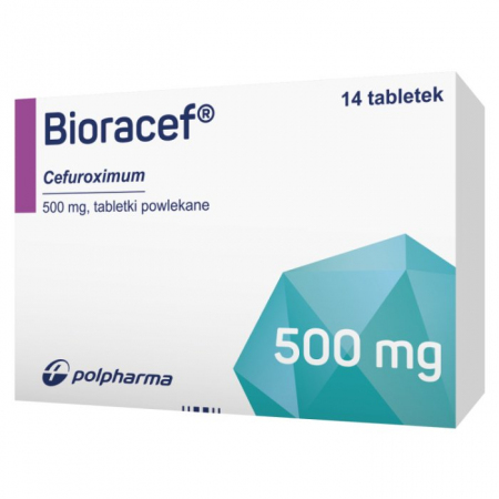 Bioracef 500mg, 14 tabletek powlekanych (blister)