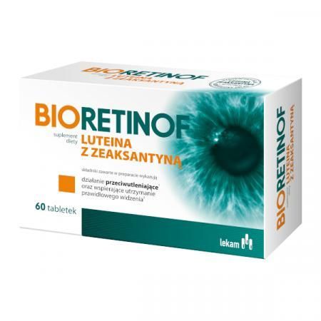 Bioretinof luteina z zeaksantyną 60 tabletek