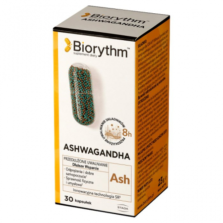 Biorythm Ashwagandha 200 mg 30 kapsułek