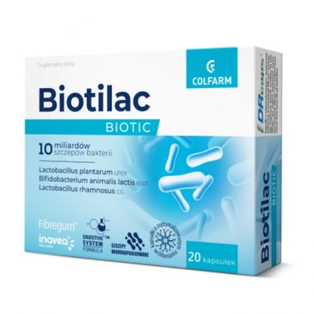 Biotilac Biotic probiotyk kapsułki, 20 szt.