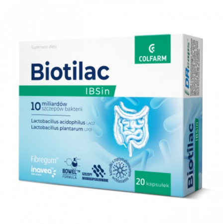 Biotilac IBSin probiotyk mikrokapsułkowany kapsułki, 20 szt.