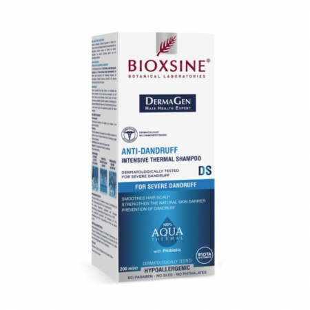 Bioxsine DermaGen Aqua Thermal DS szampon przeciwłupieżowy, 200 ml