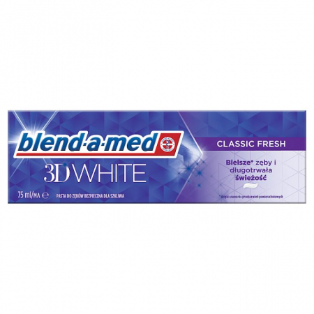 Blend-a-med 3D White Classic Fresh Pasta do zębów, 75 ml