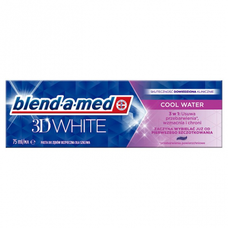 Blend-a-med 3D White Cool Water Pasta do zębów, 75 ml