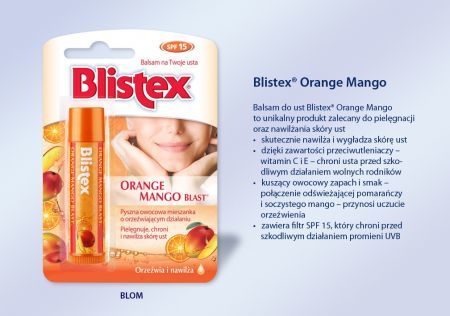 BLISTEX ORANGE MANGO Balsam do ust 4,25 g