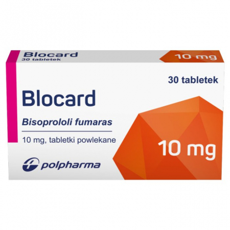 Blocard 10 mg 30 tabletek powlekanych