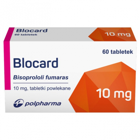 Blocard 10 mg 60 tabletek powlekanych