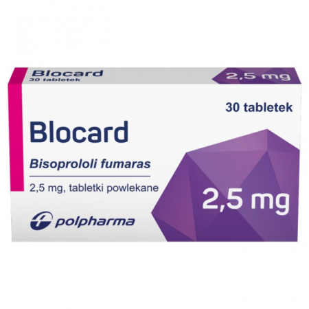 Blocard 2,5 mg 30 tabletek powlekanych