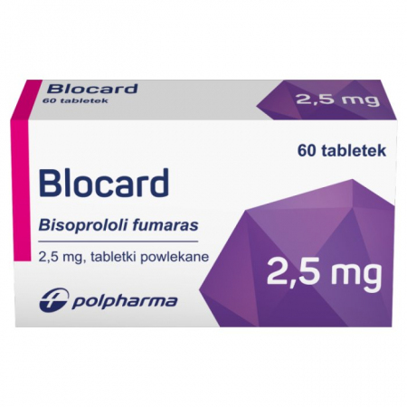 Blocard 2,5 mg 60 tabletek powlekanych