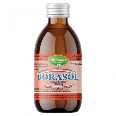 Borasol (woda borowa) 190g